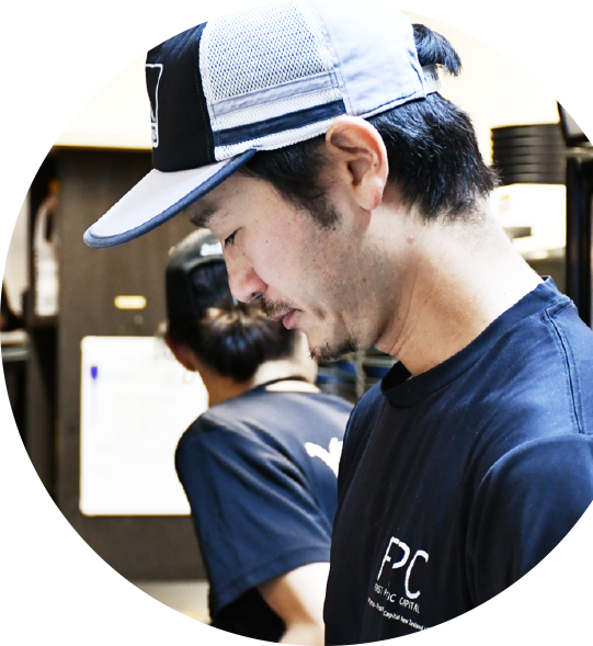 成長するスタッフ